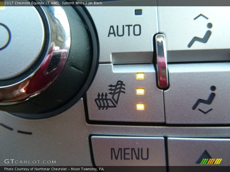 Summit White / Jet Black 2017 Chevrolet Equinox LT AWD