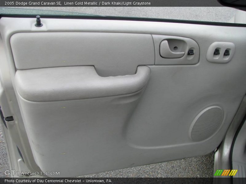 Linen Gold Metallic / Dark Khaki/Light Graystone 2005 Dodge Grand Caravan SE