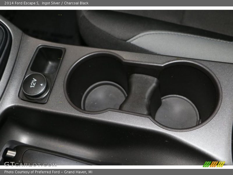Ingot Silver / Charcoal Black 2014 Ford Escape S