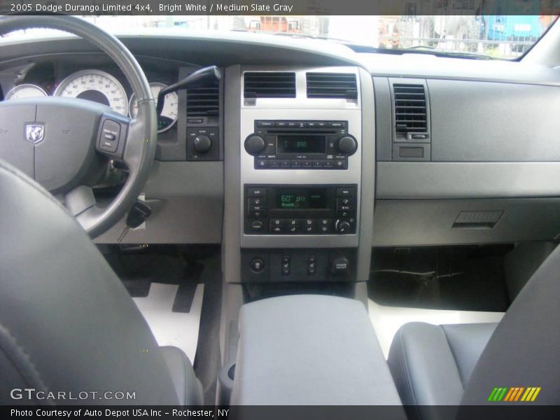Bright White / Medium Slate Gray 2005 Dodge Durango Limited 4x4