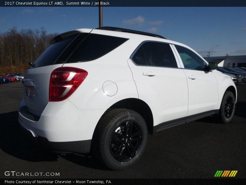 Summit White / Jet Black 2017 Chevrolet Equinox LT AWD