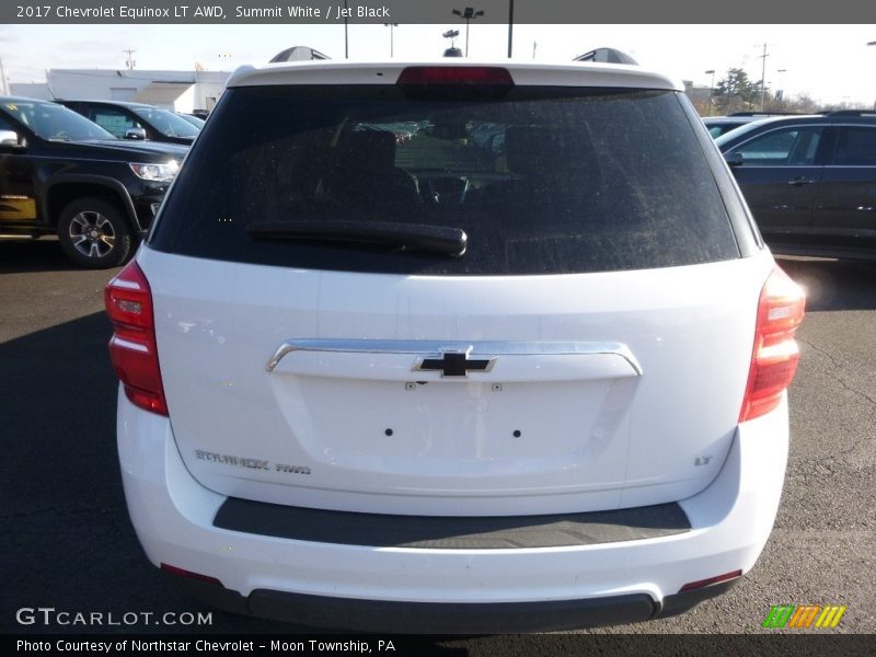 Summit White / Jet Black 2017 Chevrolet Equinox LT AWD