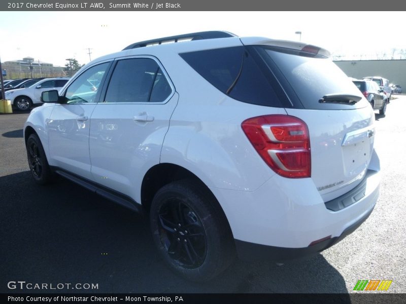 Summit White / Jet Black 2017 Chevrolet Equinox LT AWD