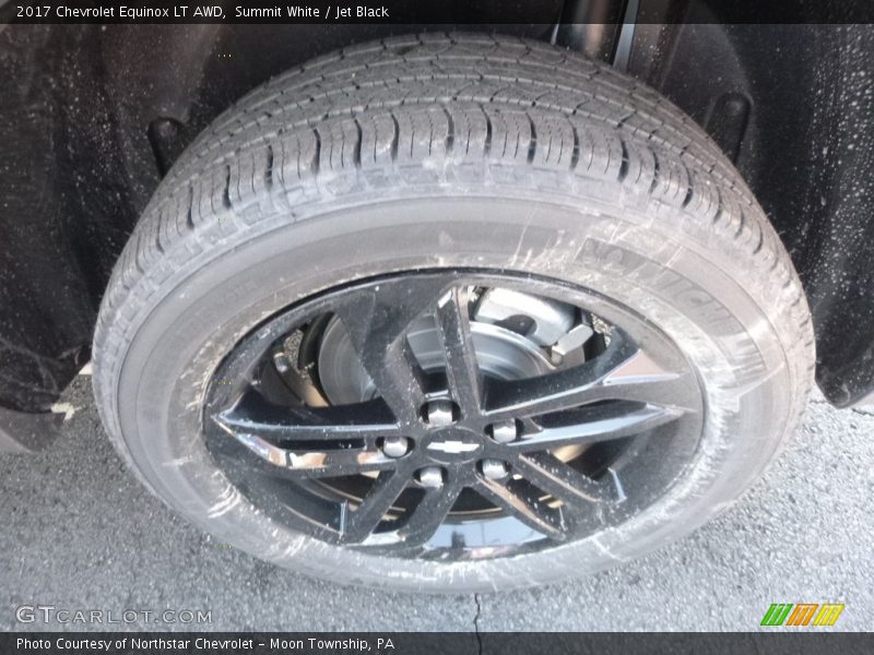 Summit White / Jet Black 2017 Chevrolet Equinox LT AWD