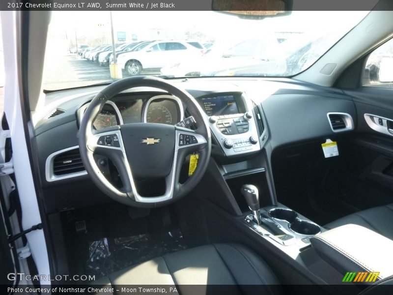 Summit White / Jet Black 2017 Chevrolet Equinox LT AWD