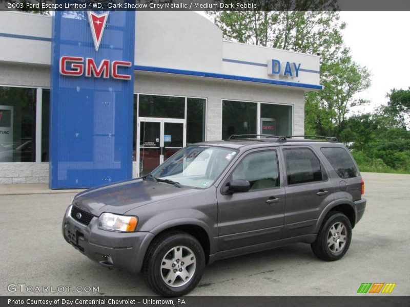Dark Shadow Grey Metallic / Medium Dark Pebble 2003 Ford Escape Limited 4WD
