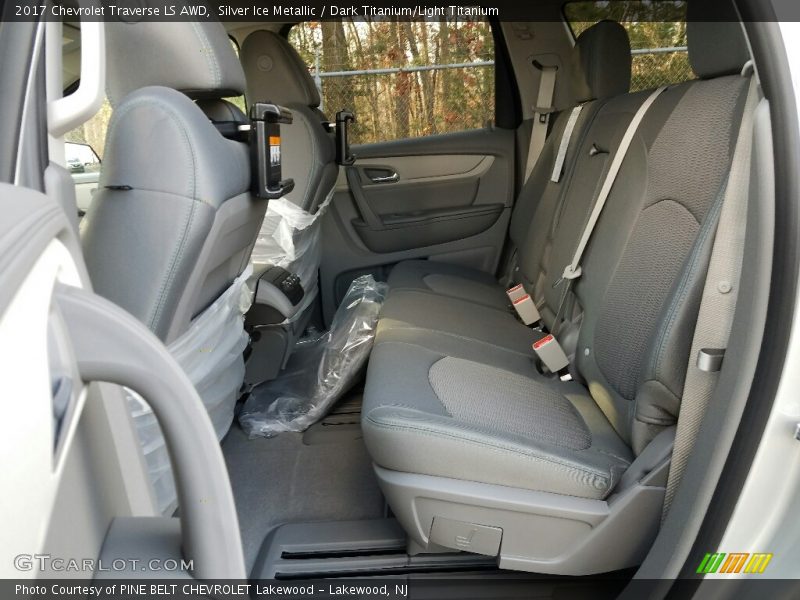 Silver Ice Metallic / Dark Titanium/Light Titanium 2017 Chevrolet Traverse LS AWD