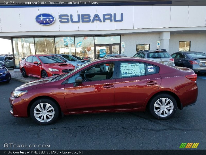 Venetian Red Pearl / Ivory 2017 Subaru Impreza 2.0i 4-Door