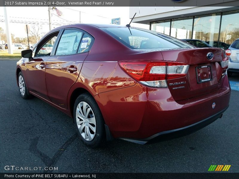 Venetian Red Pearl / Ivory 2017 Subaru Impreza 2.0i 4-Door