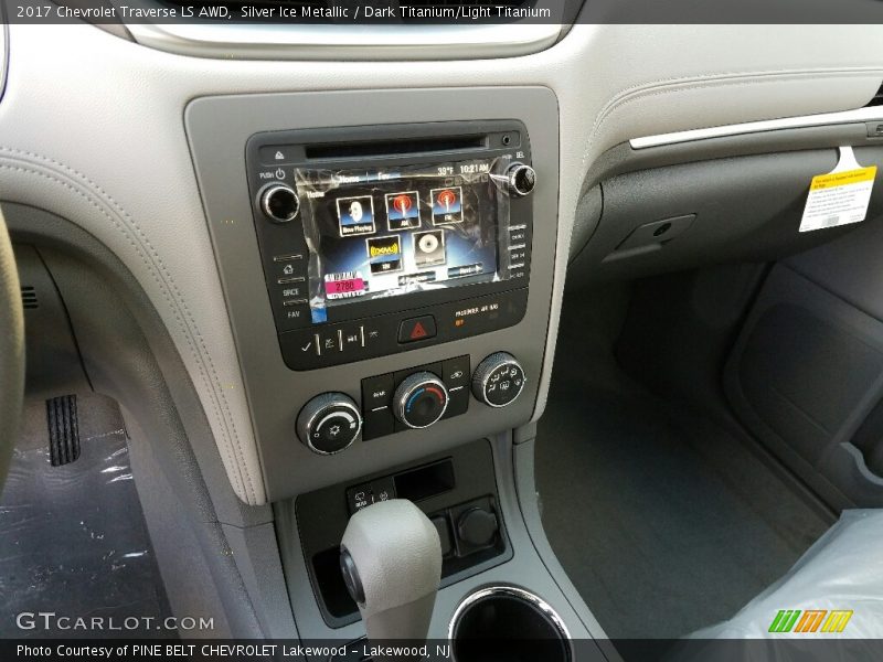 Silver Ice Metallic / Dark Titanium/Light Titanium 2017 Chevrolet Traverse LS AWD