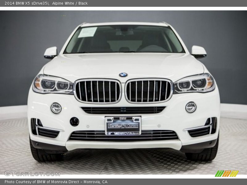 Alpine White / Black 2014 BMW X5 sDrive35i