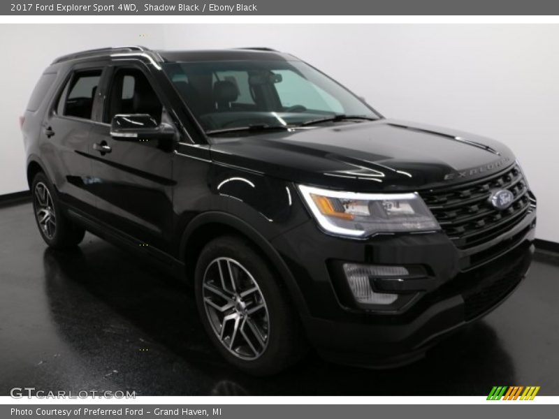 Shadow Black / Ebony Black 2017 Ford Explorer Sport 4WD