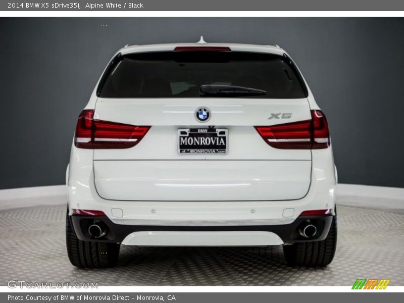 Alpine White / Black 2014 BMW X5 sDrive35i