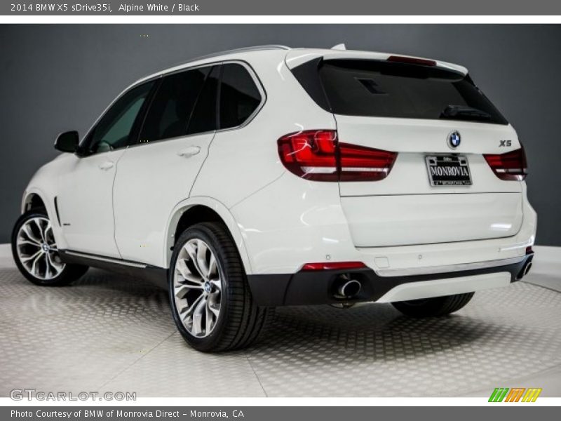 Alpine White / Black 2014 BMW X5 sDrive35i