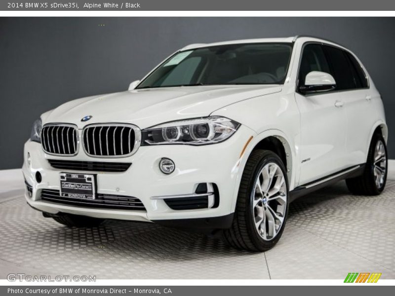 Alpine White / Black 2014 BMW X5 sDrive35i