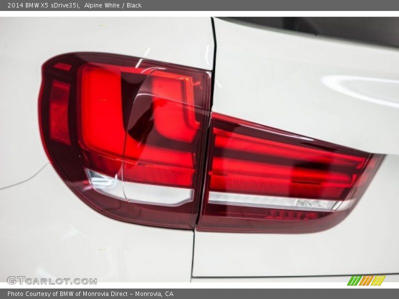 Alpine White / Black 2014 BMW X5 sDrive35i