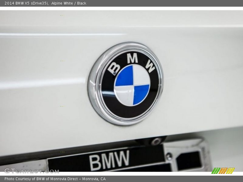 Alpine White / Black 2014 BMW X5 sDrive35i