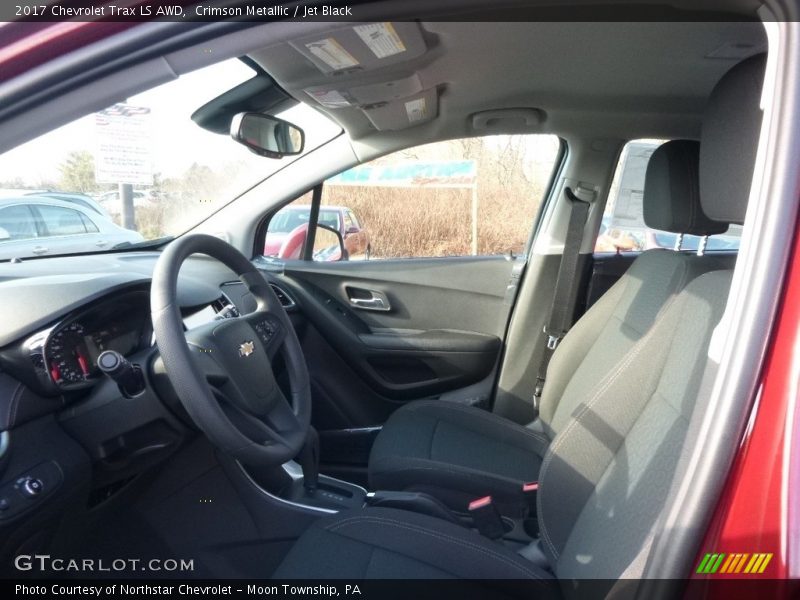 Crimson Metallic / Jet Black 2017 Chevrolet Trax LS AWD