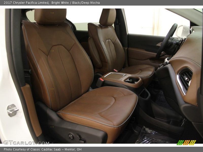 Bright White / Black/Deep Mocha 2017 Chrysler Pacifica Limited