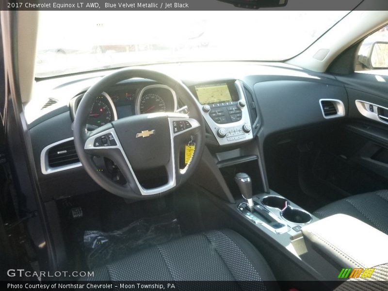 Blue Velvet Metallic / Jet Black 2017 Chevrolet Equinox LT AWD