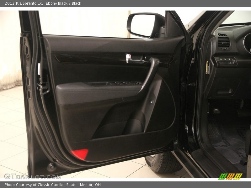 Ebony Black / Black 2012 Kia Sorento LX