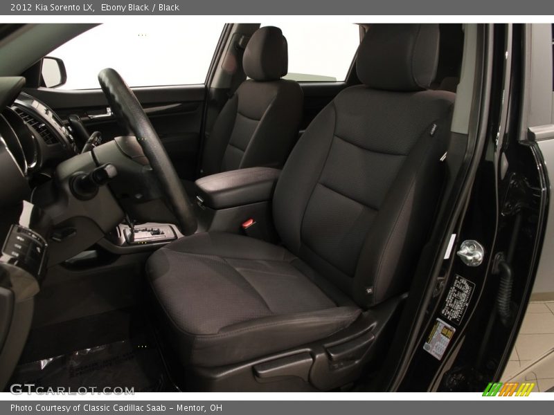 Ebony Black / Black 2012 Kia Sorento LX