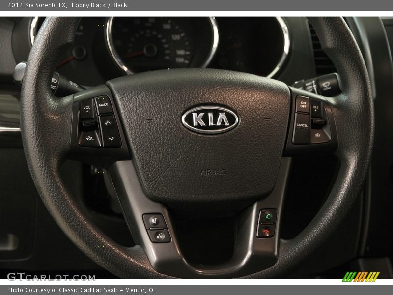 Ebony Black / Black 2012 Kia Sorento LX