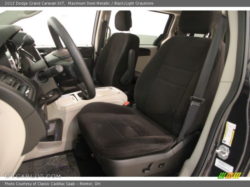 Maximum Steel Metallic / Black/Light Graystone 2013 Dodge Grand Caravan SXT