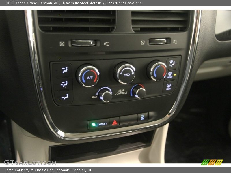 Maximum Steel Metallic / Black/Light Graystone 2013 Dodge Grand Caravan SXT