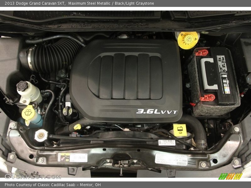 Maximum Steel Metallic / Black/Light Graystone 2013 Dodge Grand Caravan SXT