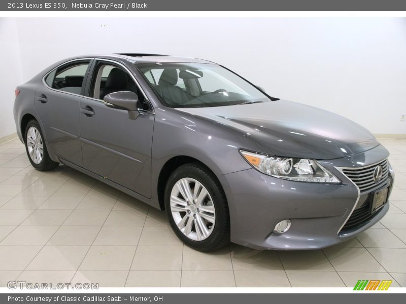 Nebula Gray Pearl / Black 2013 Lexus ES 350