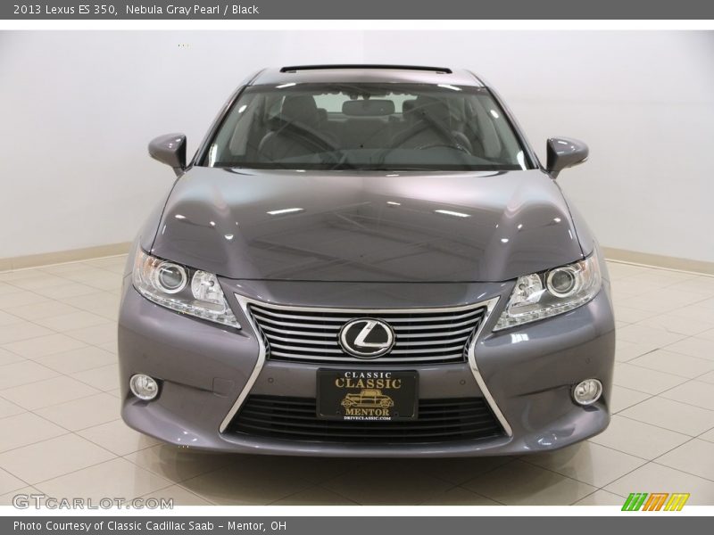 Nebula Gray Pearl / Black 2013 Lexus ES 350