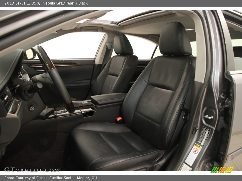 Nebula Gray Pearl / Black 2013 Lexus ES 350