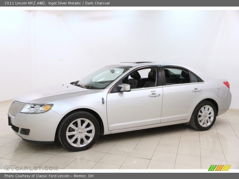 Ingot Silver Metallic / Dark Charcoal 2011 Lincoln MKZ AWD