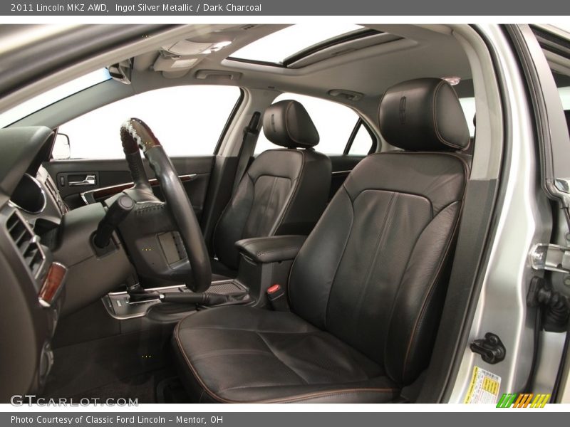 Ingot Silver Metallic / Dark Charcoal 2011 Lincoln MKZ AWD