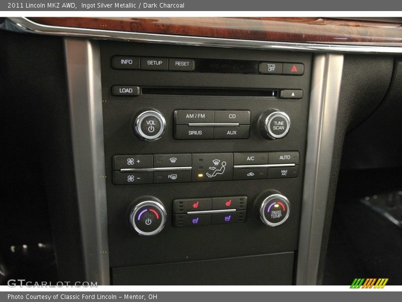 Ingot Silver Metallic / Dark Charcoal 2011 Lincoln MKZ AWD