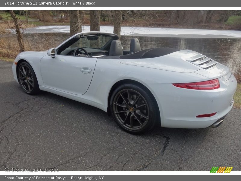 White / Black 2014 Porsche 911 Carrera Cabriolet