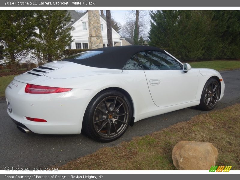 White / Black 2014 Porsche 911 Carrera Cabriolet