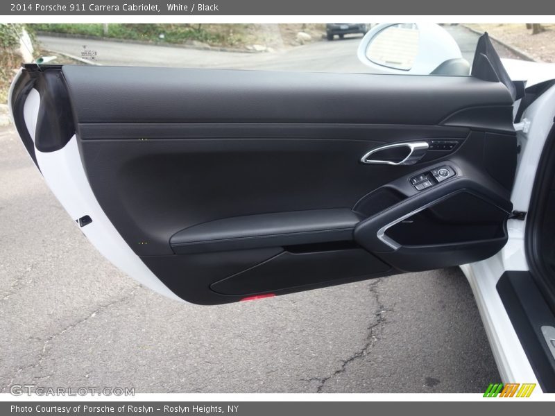 White / Black 2014 Porsche 911 Carrera Cabriolet