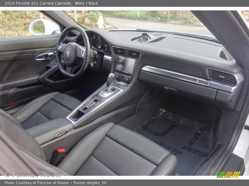 White / Black 2014 Porsche 911 Carrera Cabriolet