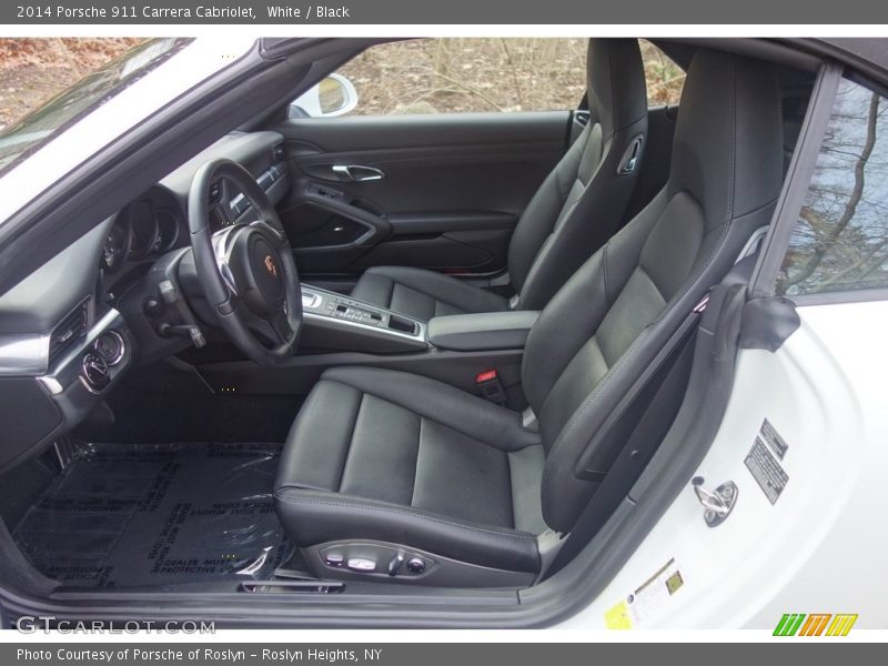 White / Black 2014 Porsche 911 Carrera Cabriolet