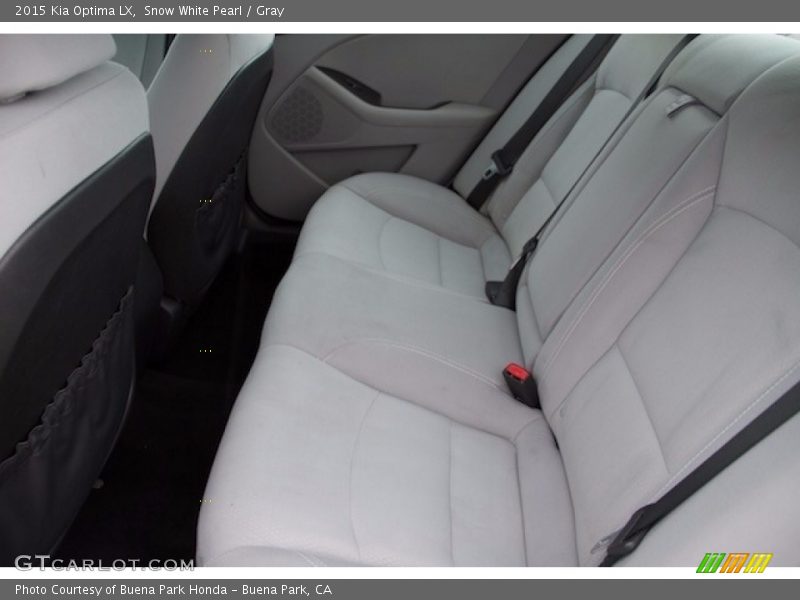 Snow White Pearl / Gray 2015 Kia Optima LX