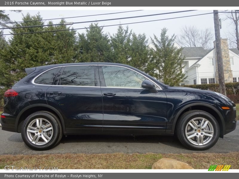 Moonlight Blue Metallic / Luxor Beige 2016 Porsche Cayenne