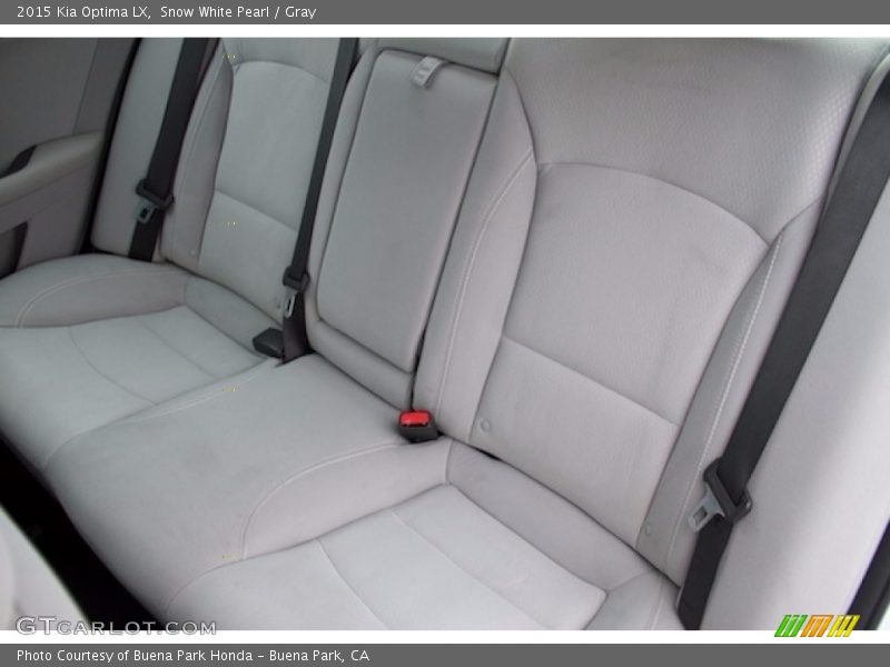 Snow White Pearl / Gray 2015 Kia Optima LX
