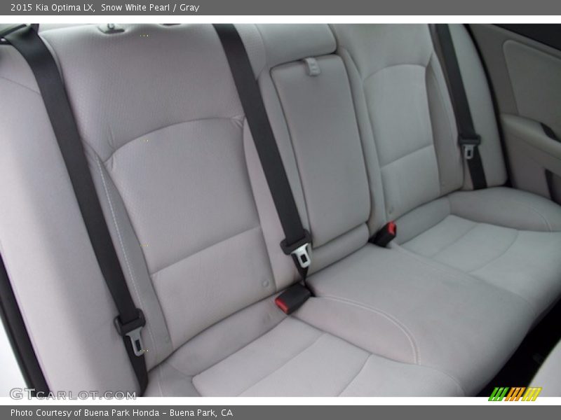 Snow White Pearl / Gray 2015 Kia Optima LX