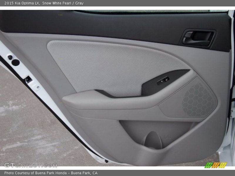 Snow White Pearl / Gray 2015 Kia Optima LX