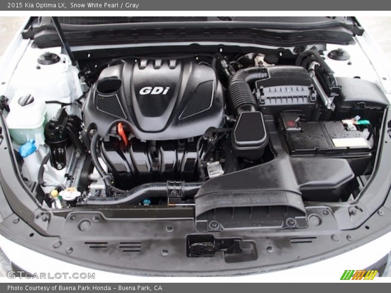 Snow White Pearl / Gray 2015 Kia Optima LX