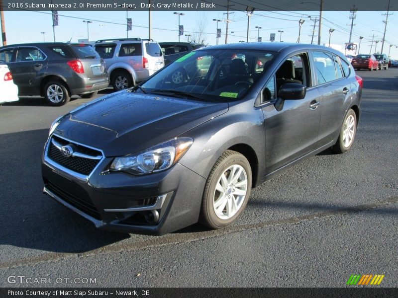 Dark Gray Metallic / Black 2016 Subaru Impreza 2.0i Premium 5-door