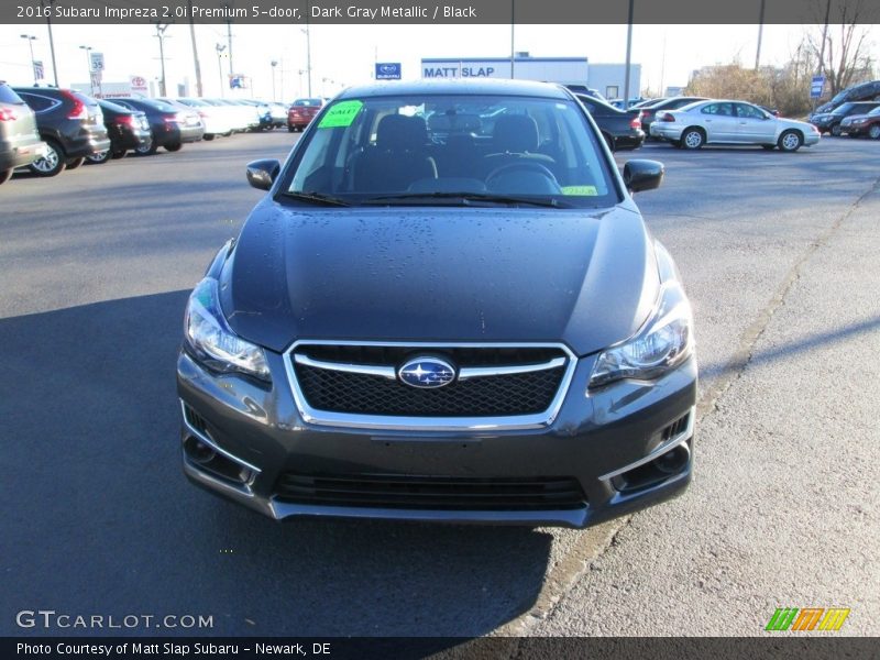 Dark Gray Metallic / Black 2016 Subaru Impreza 2.0i Premium 5-door