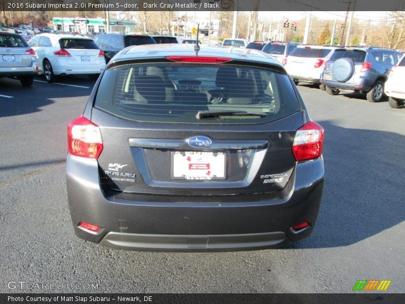 Dark Gray Metallic / Black 2016 Subaru Impreza 2.0i Premium 5-door
